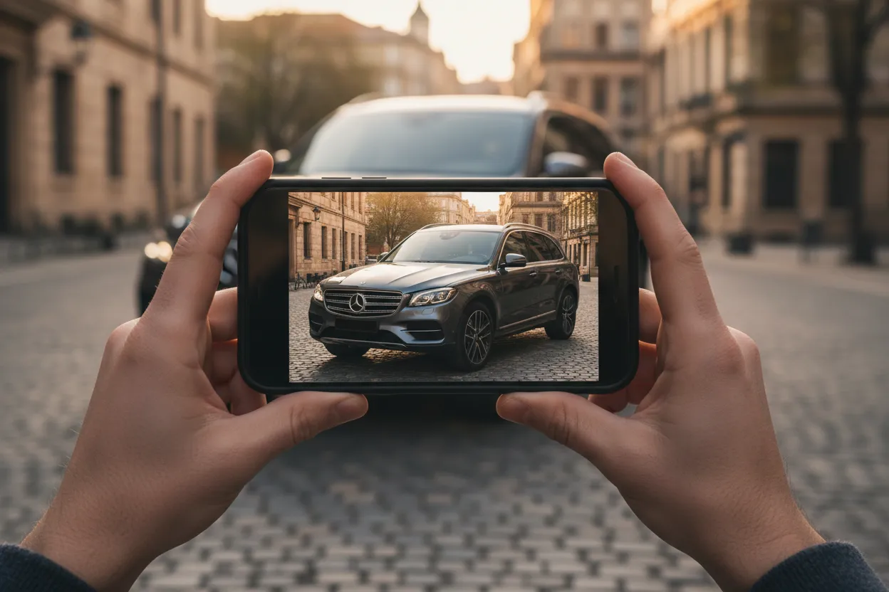 كيف تلتقط صورًا أفضل للسيارات المستعملة بهاتفك